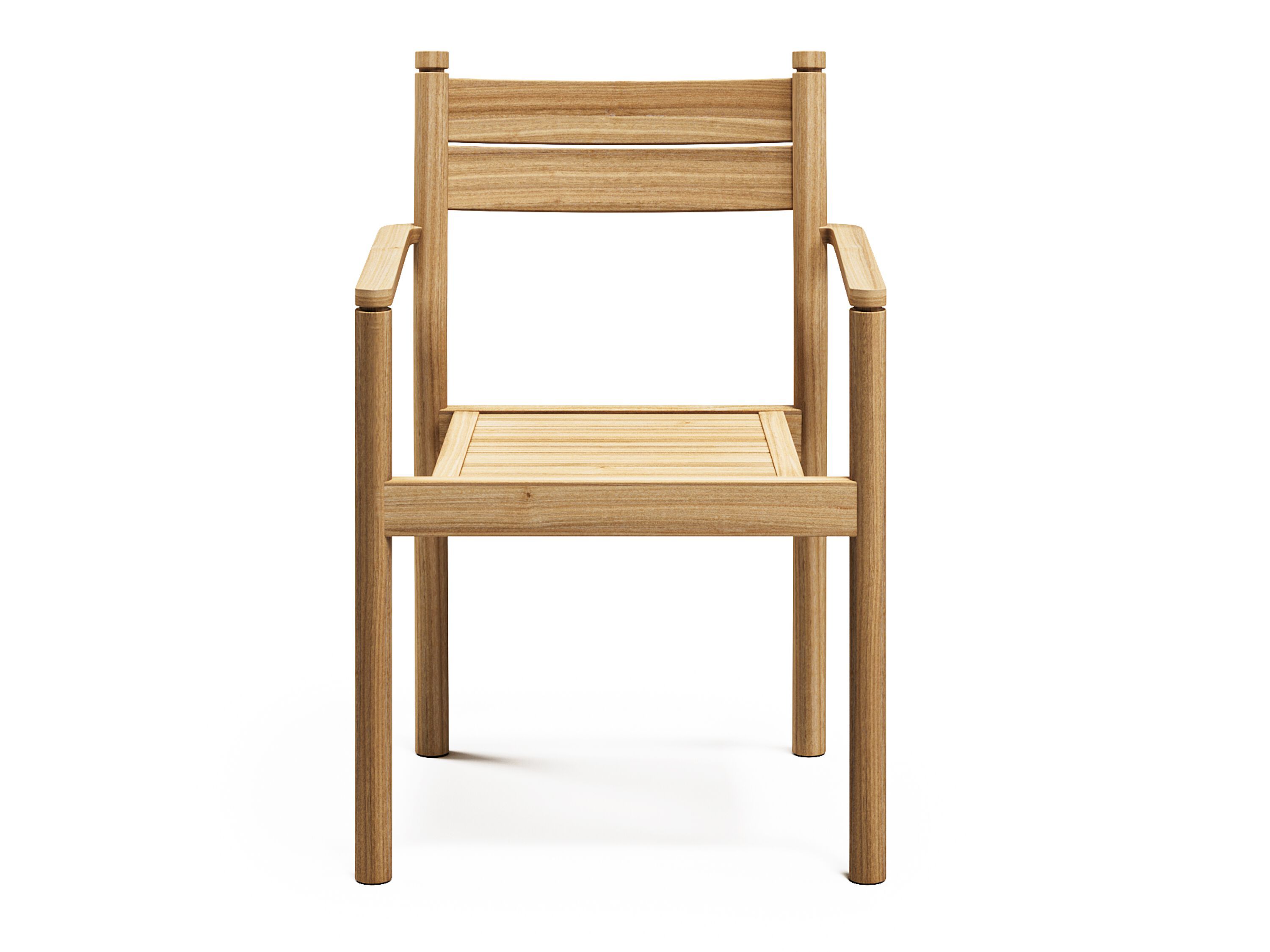 Деревянный штабелируемый садовый стул с подлокотниками Atmosphera Панама ARCH-00144422 - Вид №10