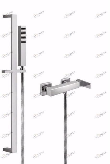 Rubinetteria Giulini Смеситель для душа, однорычажный, с ручным душем Pablolux F9808-12wsq