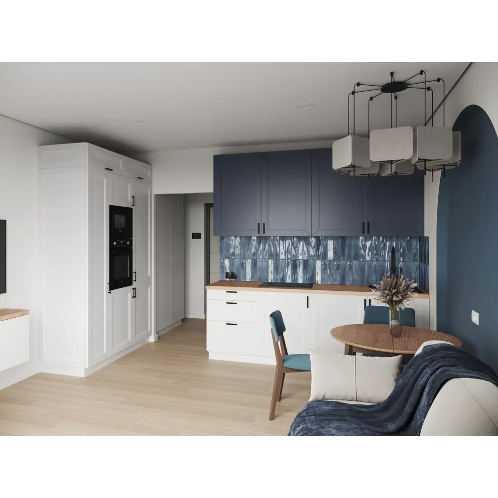 Фасад KONSENSA Котлас белый матовый для кухни в неоклассике 89387709 STLM-1571283 - Вид №9