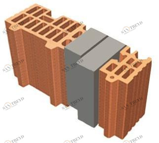 T2D Предварительно собранная специальная деталь полублока Tris® portante - masserano (bi) M676