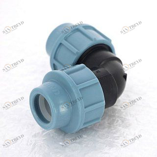 Угол 32 обжим для труб ПНД UNIDELTA 1006032000