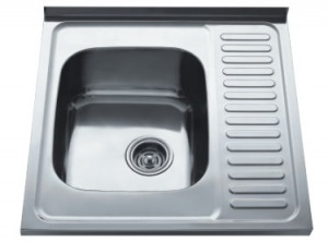 HB6060 Кухонная мойка , полированная сталь Haiba