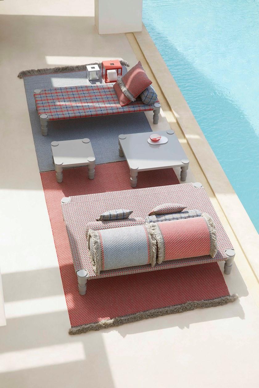 GAN Квадратный садовый стол из термо-лакированного алюминия Garden layers sun-id-1363882 - Вид №7