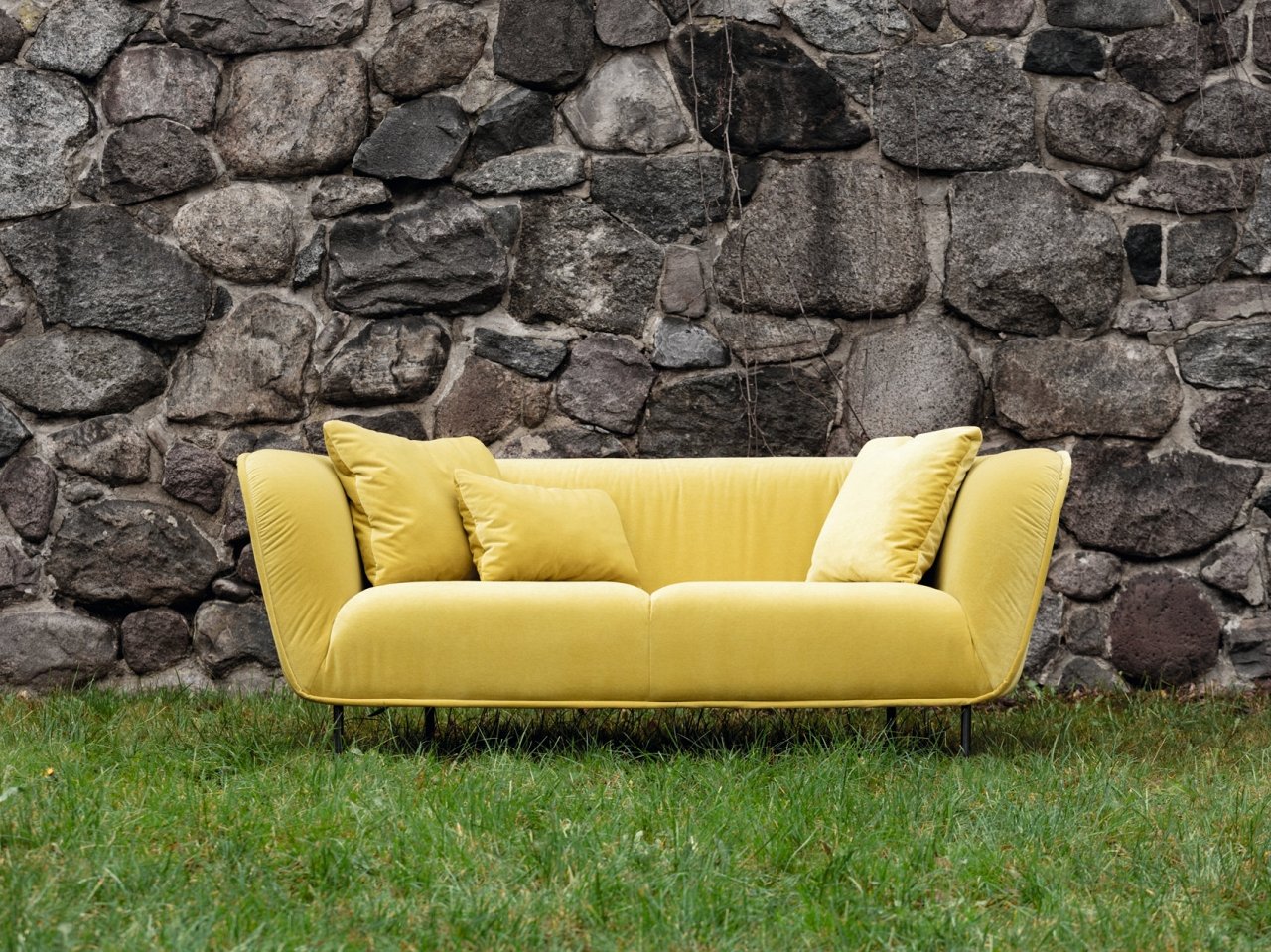 Диван Maja двухместный прямой желтый SITS ДИЗАЙНЕРСКИЕ, MAJA 192153 Желтый  - Вид №7