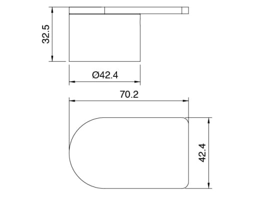Термостатический набор для душа из нержавеющей стали с ручным душем Zazzeri Q316 ARCH-00030029 - Вид №2