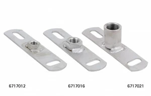 6717012 Монтажный элемент BIS Подпятники нерж., сварка в среде углекислого газа монтаж к стене или перекрытию