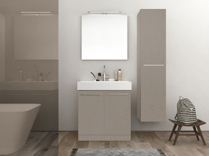 Напольный умывальник с дверцами