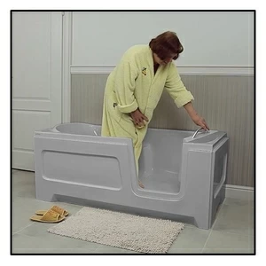 Ванна с дверцей Akcjum Relax 160-80-RH-SE лежачая правосторонняя серая