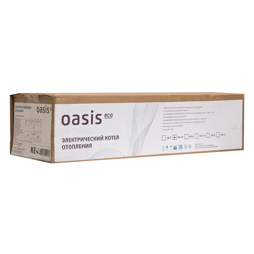 Электрический котёл Oasis Eco KE-4,5 для эффективного обогрева помещений 86256547 STLM-0937641 - Вид №12