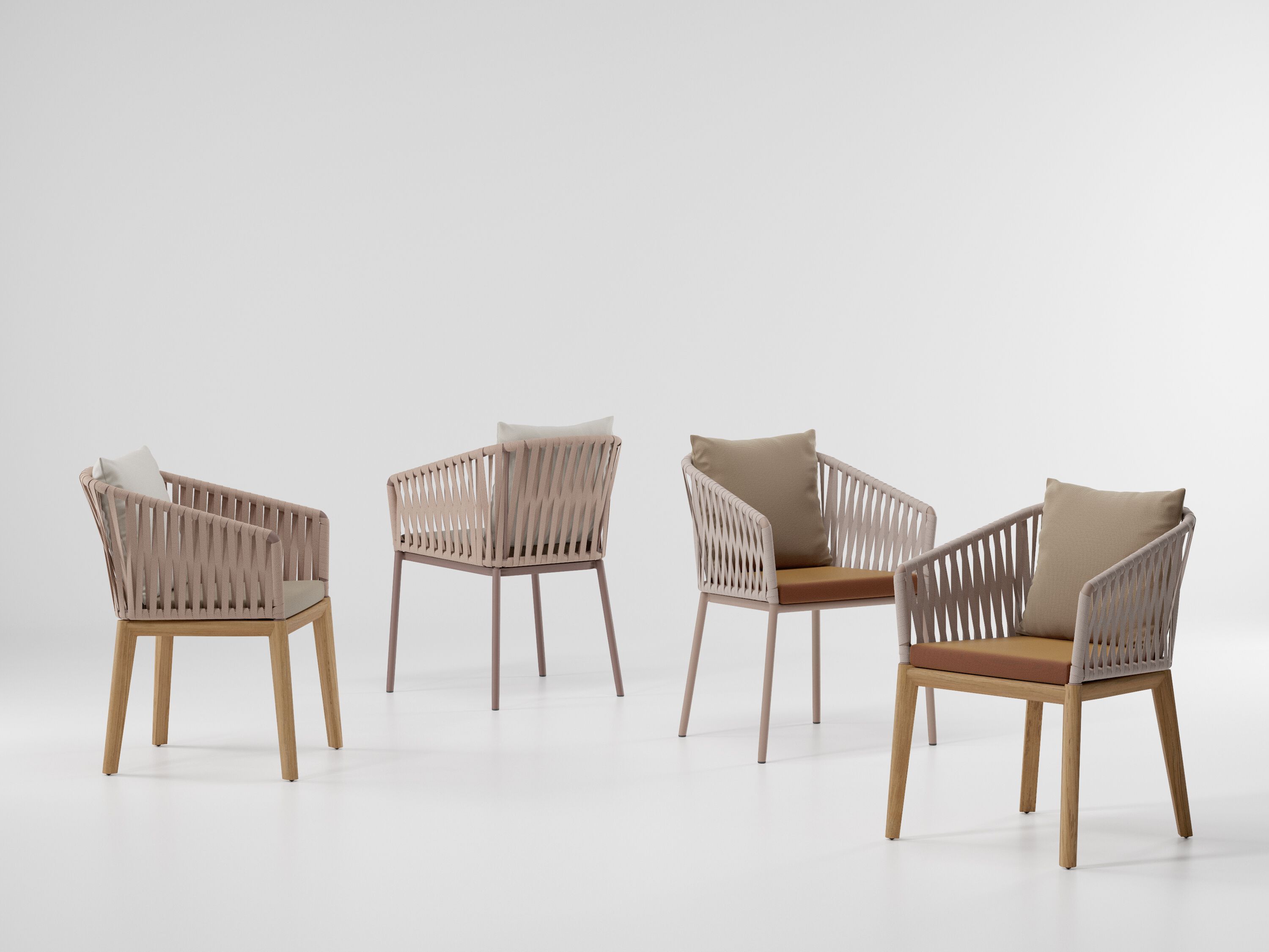 Тканевый садовый стул Kettal Bitta ARCH-00012286 - Вид №3