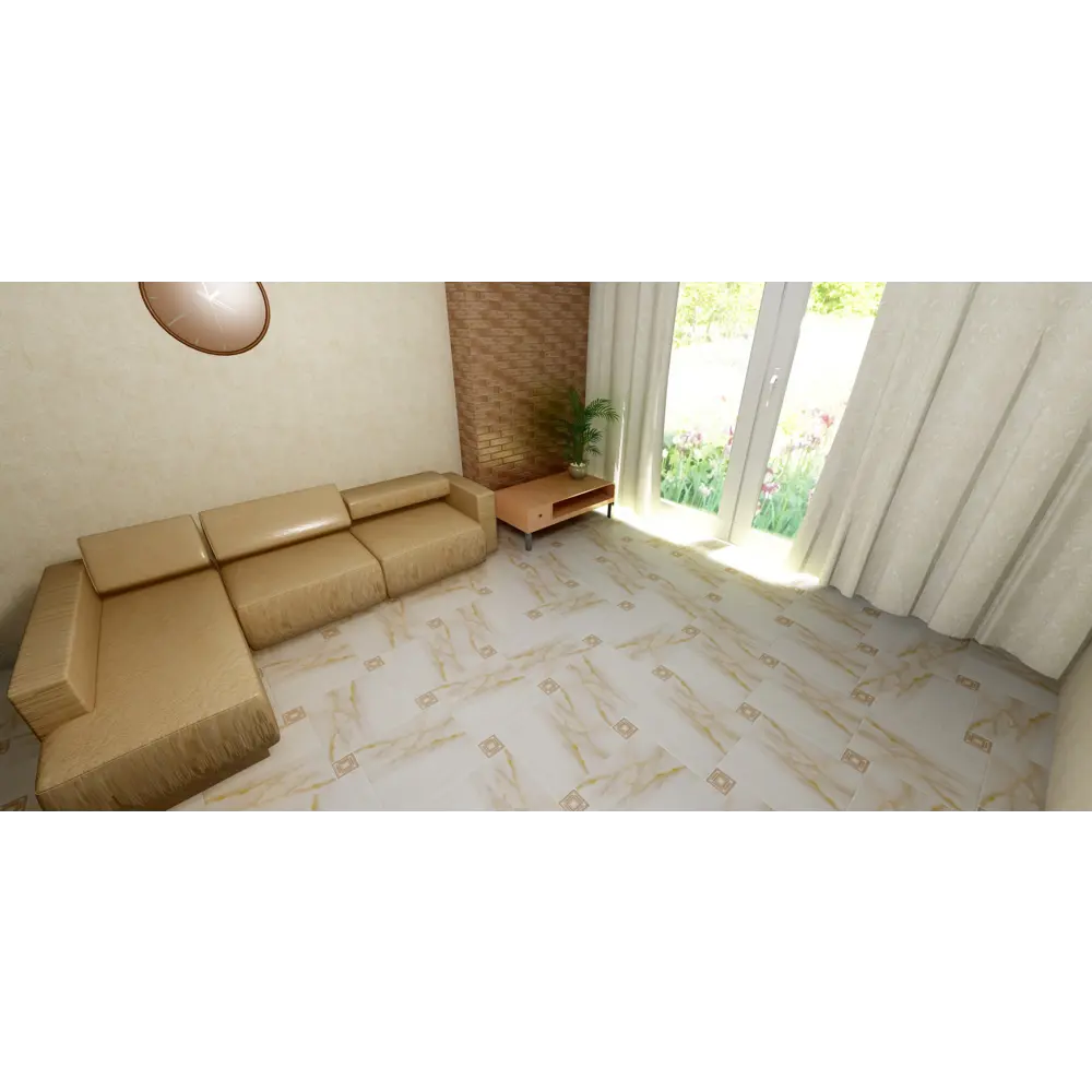 Угловой элемент «Астерия» 10х10 см цвет бежевый LB CERAMICS STLM-2040318 - Вид №3