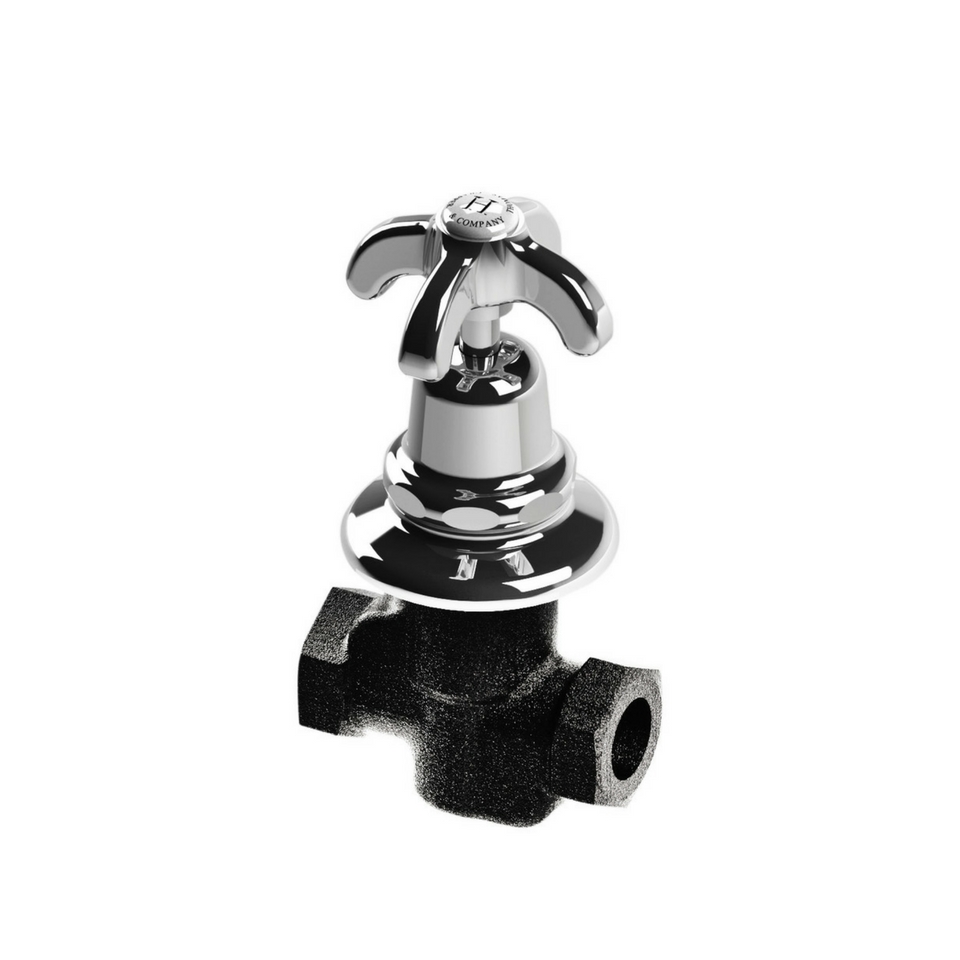 TCSH19209154H 1920 1/2 ″ скрытый запорный клапан горячий Thomas Crapper  - Вид №1