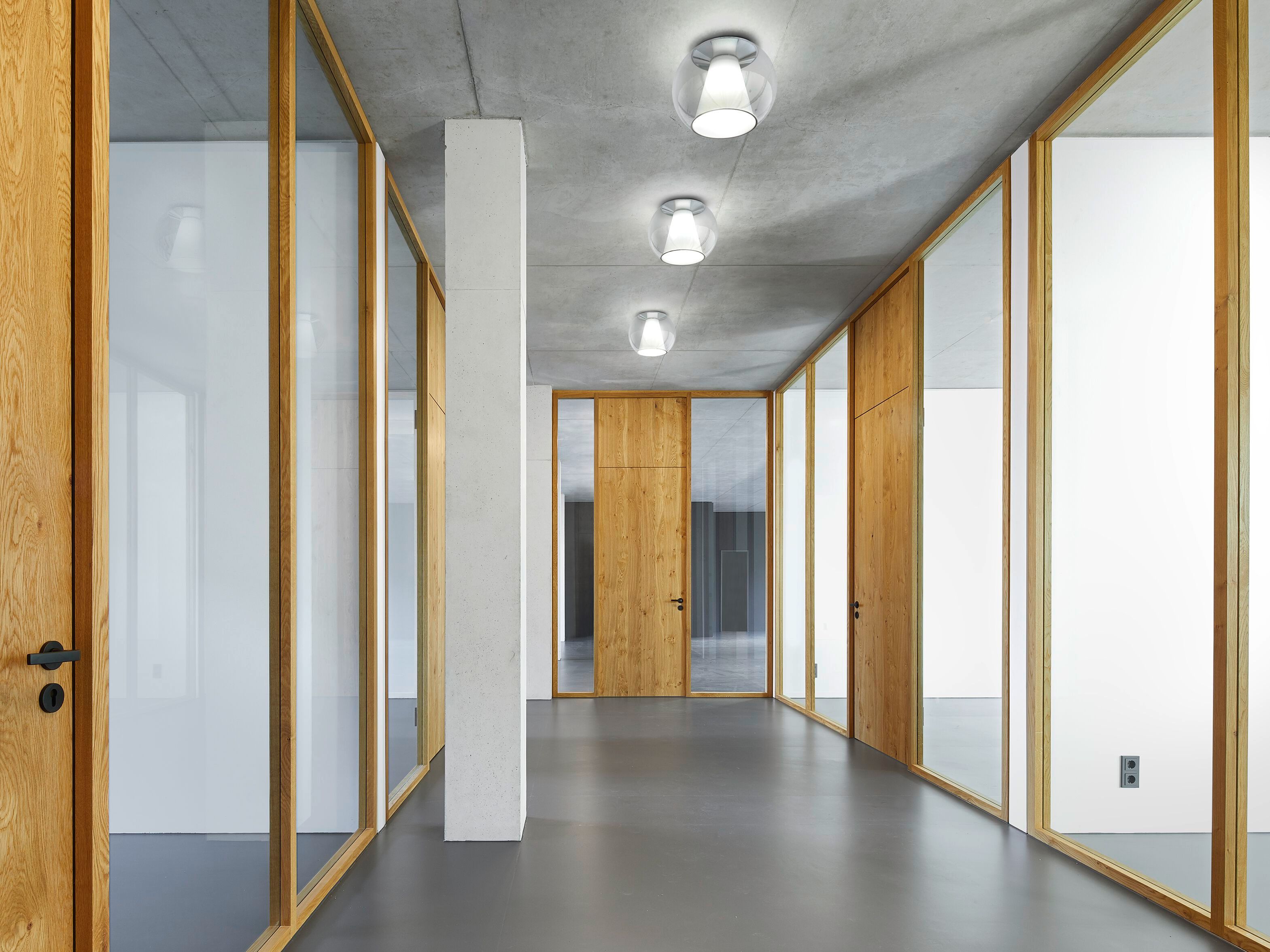 Выдувное стекло светодиодный потолочный светильник serien.lighting проект ARCH-00043037 - Вид №4