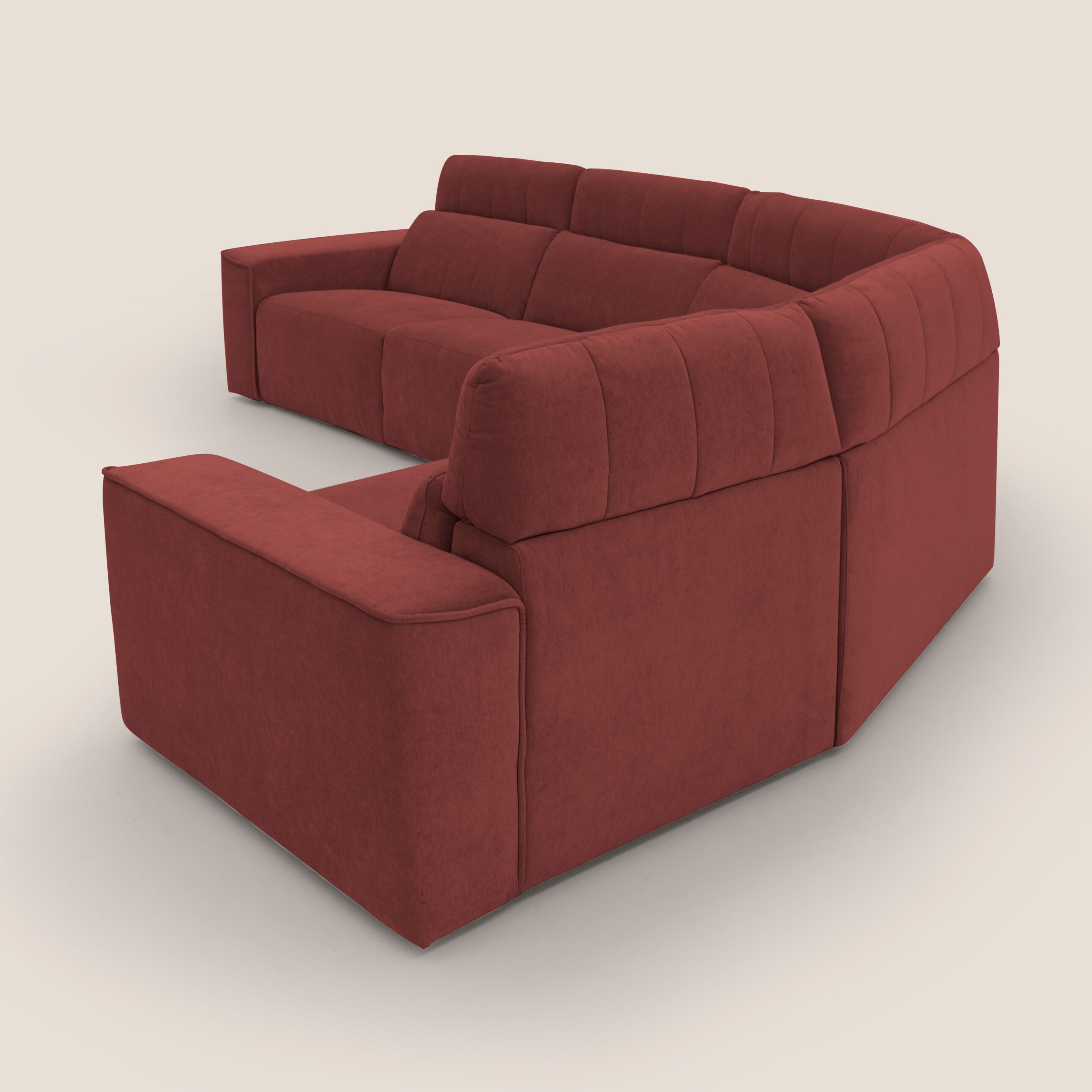 Угловой диван с откидной спинкой из ткани Divani.Store Clark ARCH-00090714 - Вид №189