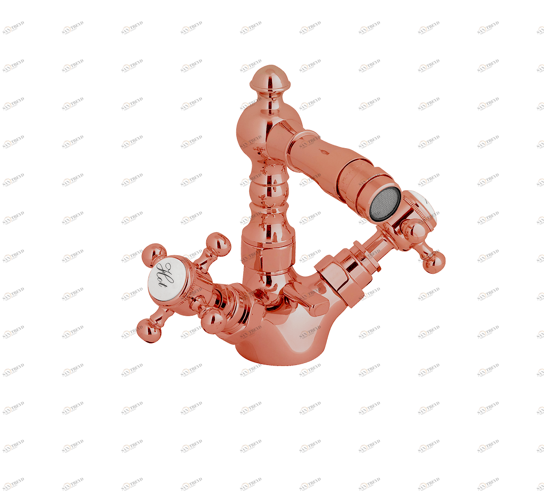 Gentry Home Центр смесителя для раковины до центра два отверстия под смеситель мм Antique Медь GH102123