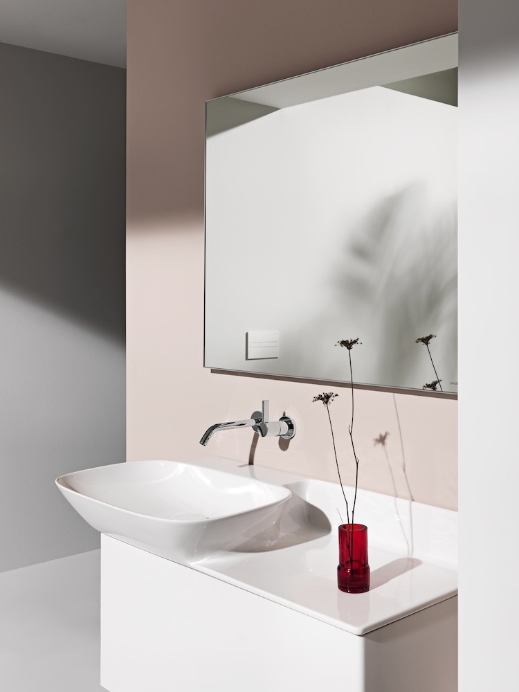 H3123360041201 Встраиваемый в стену двухвентильный смеситель для раковины, с изливом 175 мм LAUFEN PRO - Вид №9