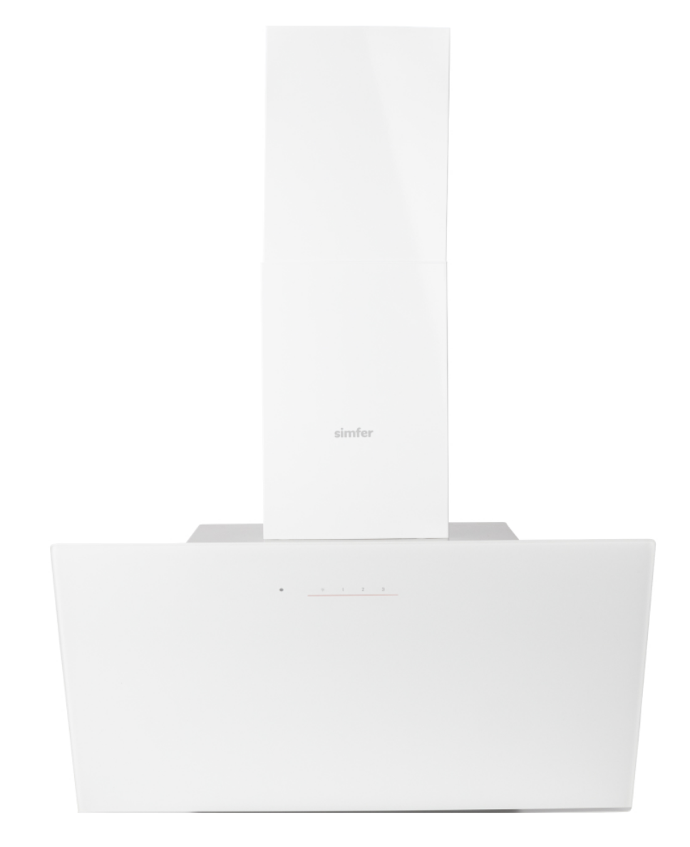 9081195 Вытяжка наклонная Simfer 8650SM белый STDN-0102626