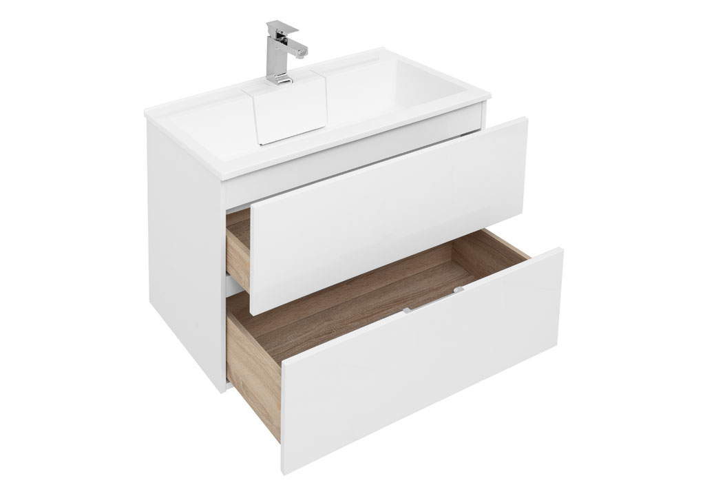 Тумба с раковиной Aquanet Алвита 90 белый 0023534000187182 - Вид №3