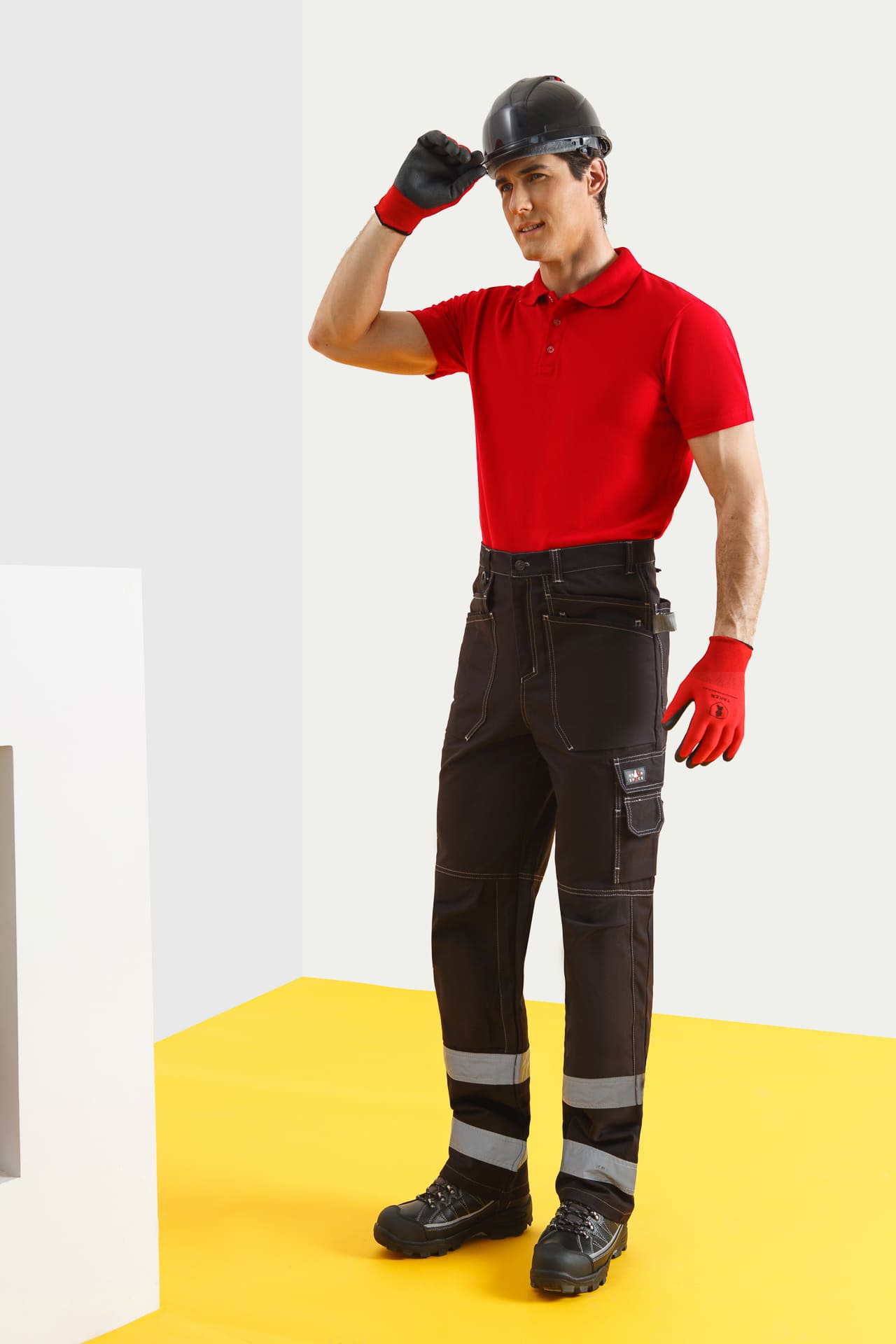 62055 Брюки  черные Union Space  Летняя спецодежда  размер 60-62/182-188  - Вид №3