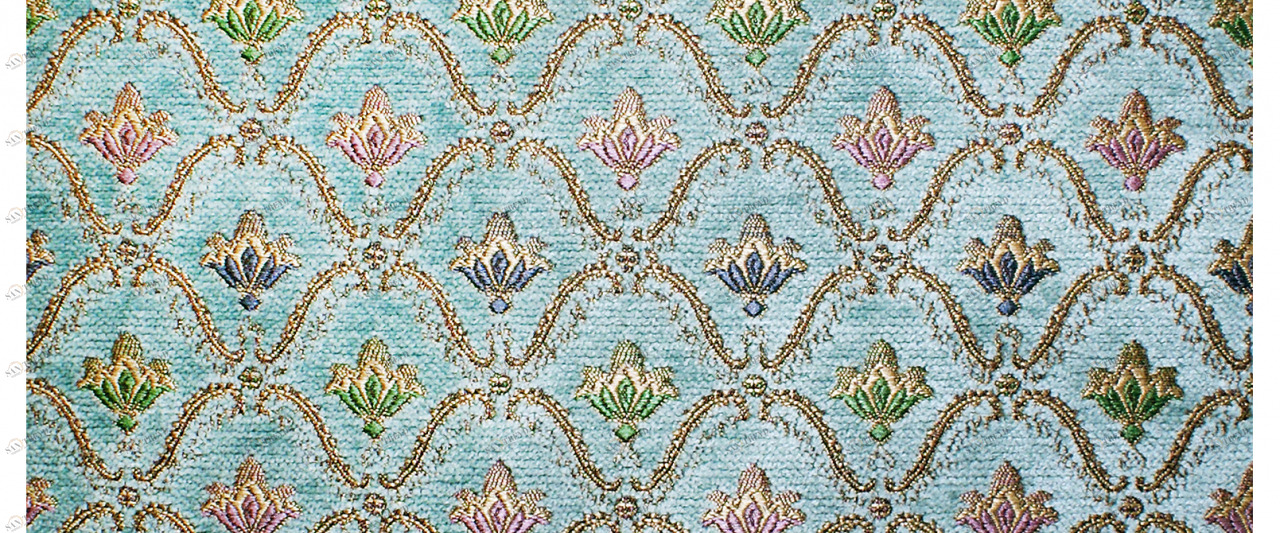 COLORISTICA Ткань мебельная  Микрошенилл  HITAmadeus Голубой / разноцветный Amadeus combi 03