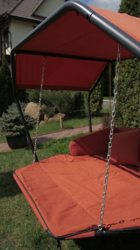 Подвесные Качели садовые гамак "Даймонд" BESTA FIESTA  132506 Оранжевый  - Вид №1