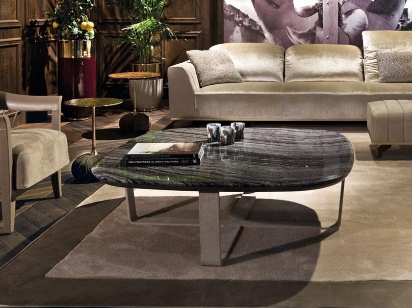 Longhi Квадратный мраморный журнальный столик Loveluxe 2018 – illusion collection Y 721 - Вид №1