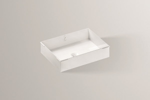 3226704400 Раковина, встраиваемая под столешницу, ub.me500 , белая, для простого ухода Alape серия ME (Metaphor)