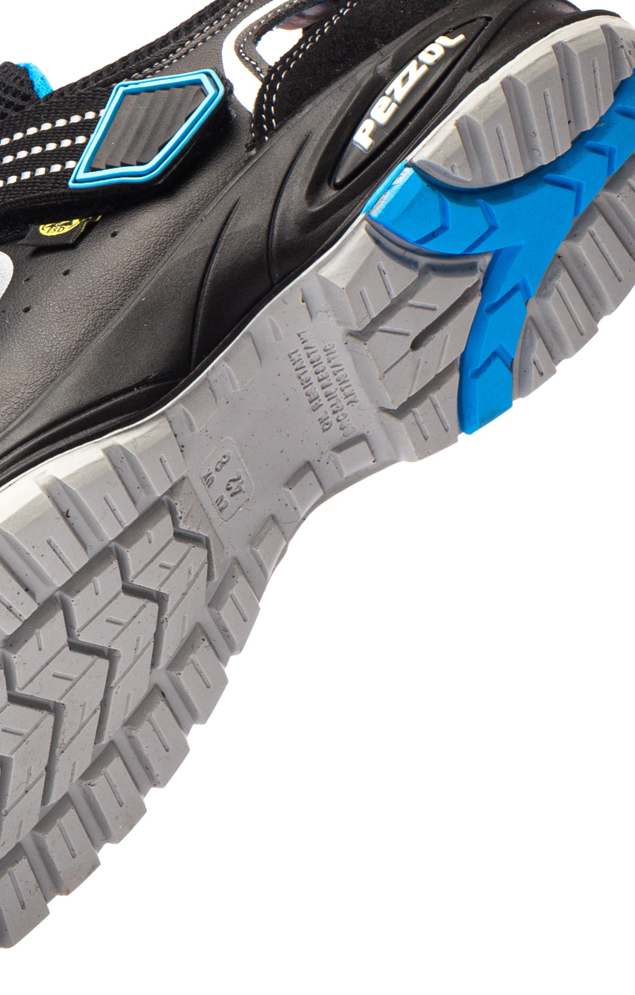 5031736 Полуботинки ПЕЦЦОЛЬ ФОРМУЛА 3 с перфорацией c композитным подноском и проколозащитной прокладкой черно-синие  Летняя обувь размер 45 Спецодежда  - Вид №6