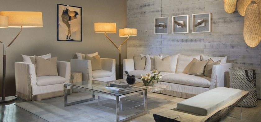 MORADA Кресло с обивкой из ткани с подлокотниками Beachcomber Beachco asc - Вид №4