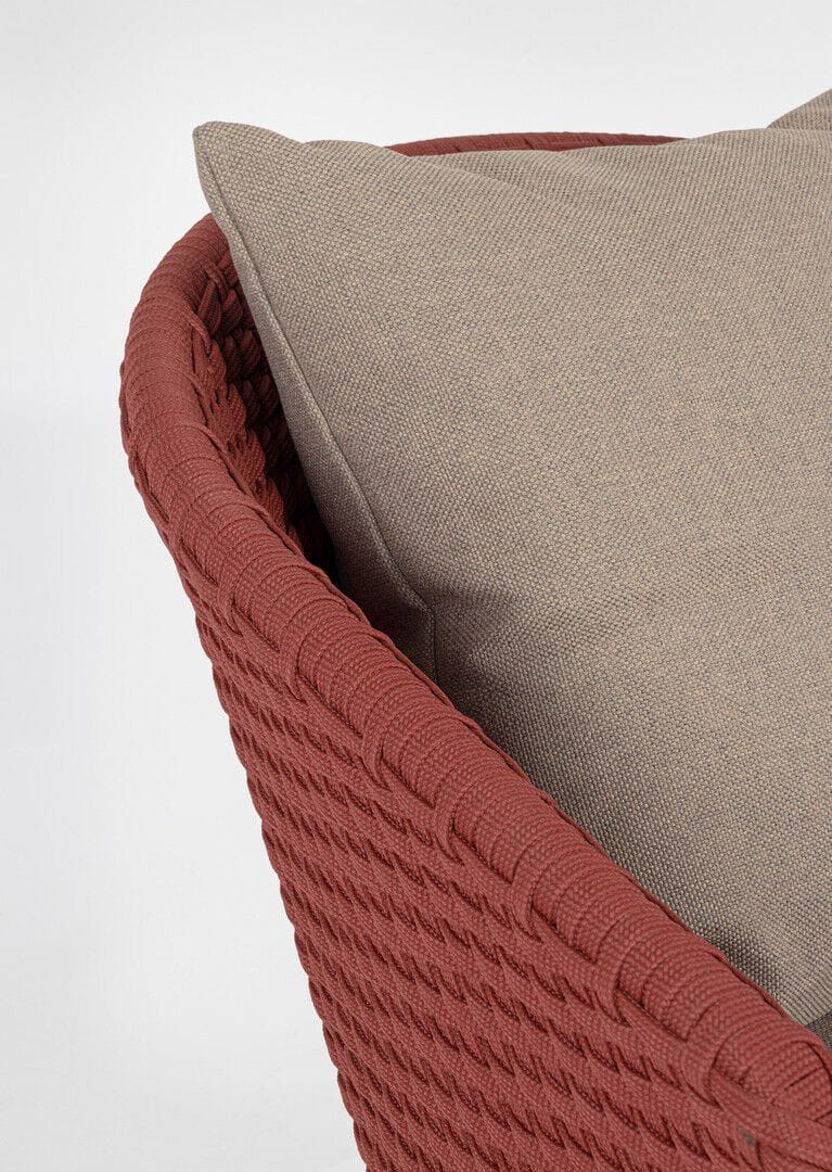 Веревочное и тканевое садовое кресло с подлокотниками BIZZOTTO Coachella ARCH-00029312 - Вид №6