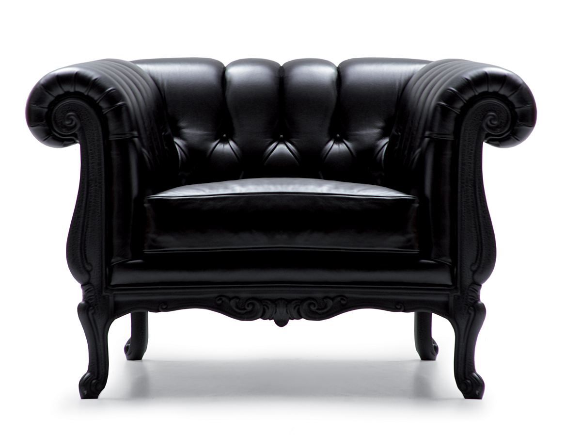 Кожаное кресло с подлокотниками OPERA CONTEMPORARY Sansone ARCH-00114222 - Вид №1