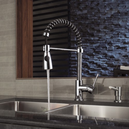 Смесители для кухни KPF-1612CH латунь под заказ krausru  - Вид №2