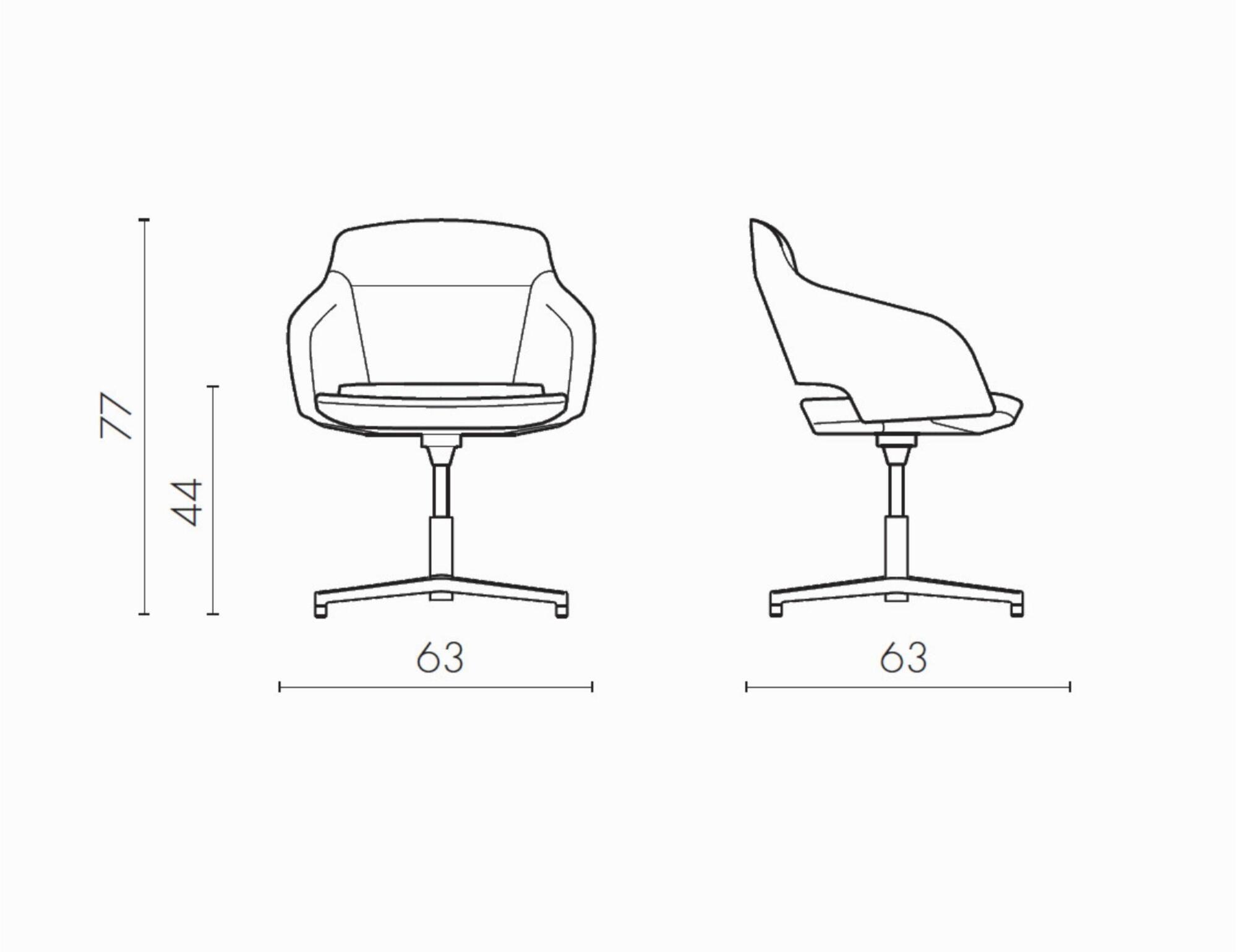 Sinetica Кожаное кресло с подлокотниками для залов ожидания Captain sun-id-1409119 - Вид №6