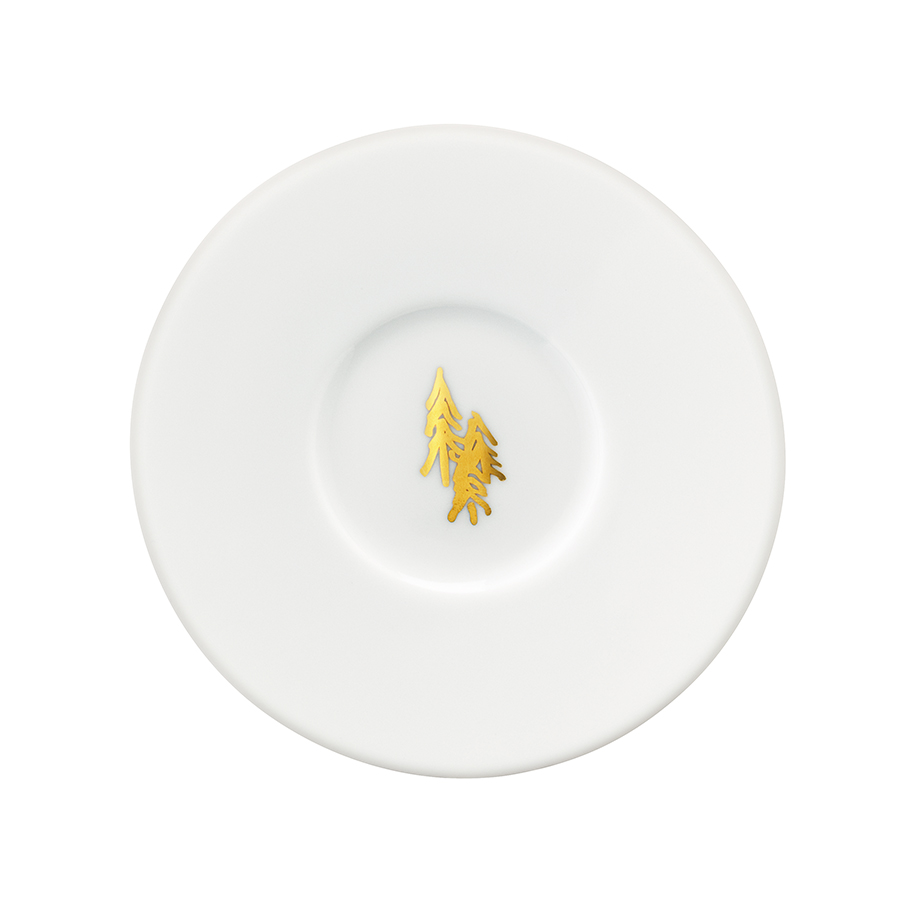 P263-04-157 Набор из 2 чашек для кофе с блюдцами fir metallic 0,1 л LSA International  - Вид №6