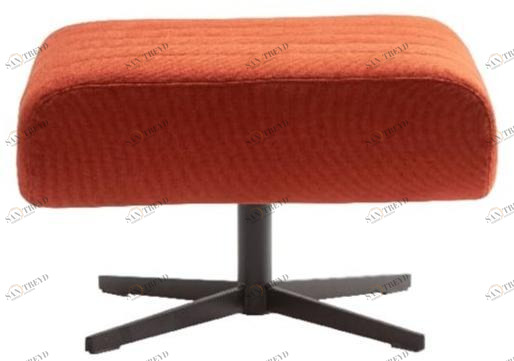 ROSSIN Пуф из мягкой кожи Riffel sun-id-1493560