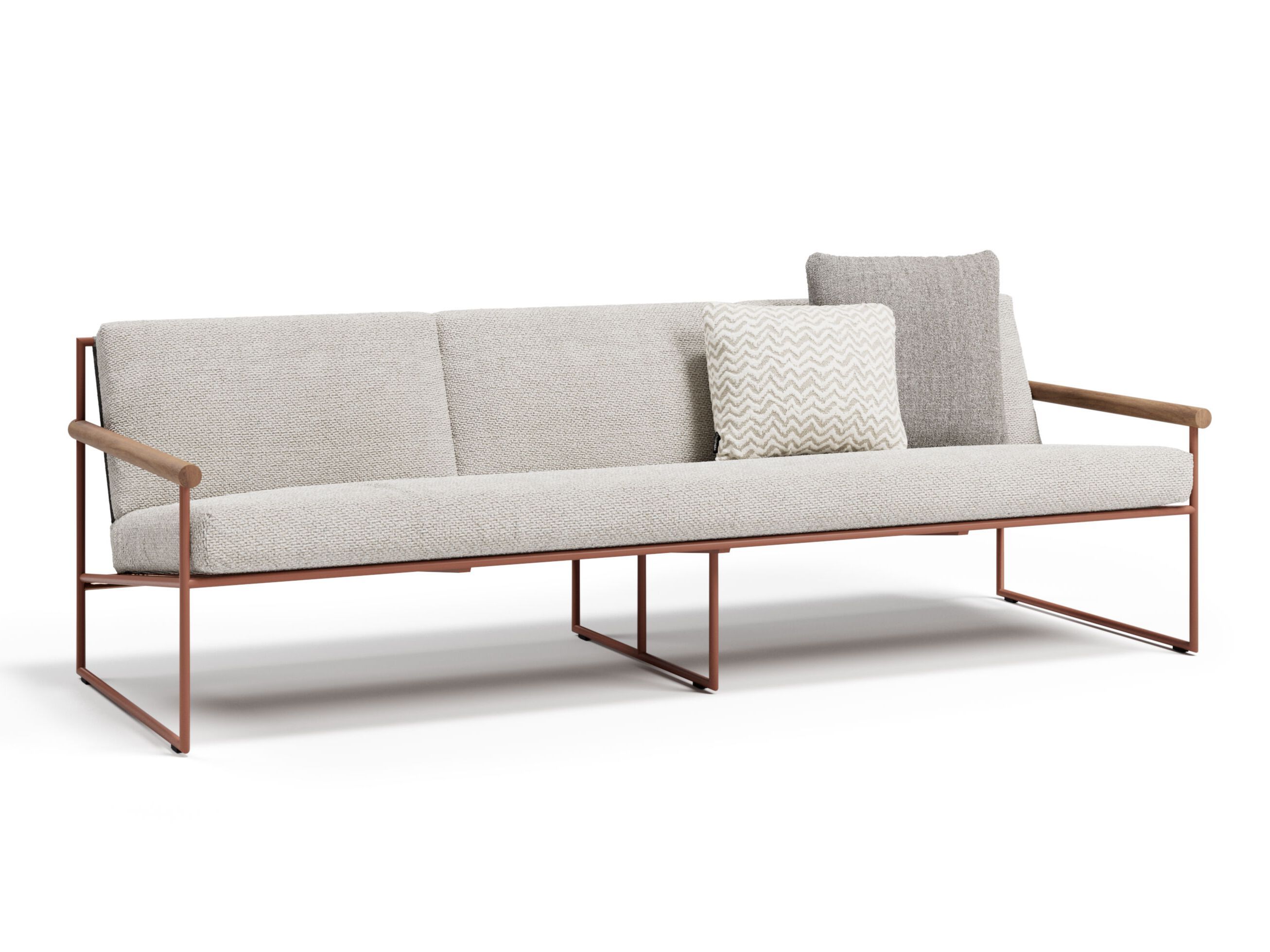 3-местный тканевый садовый диван Atmosphera труба ARCH-00081514