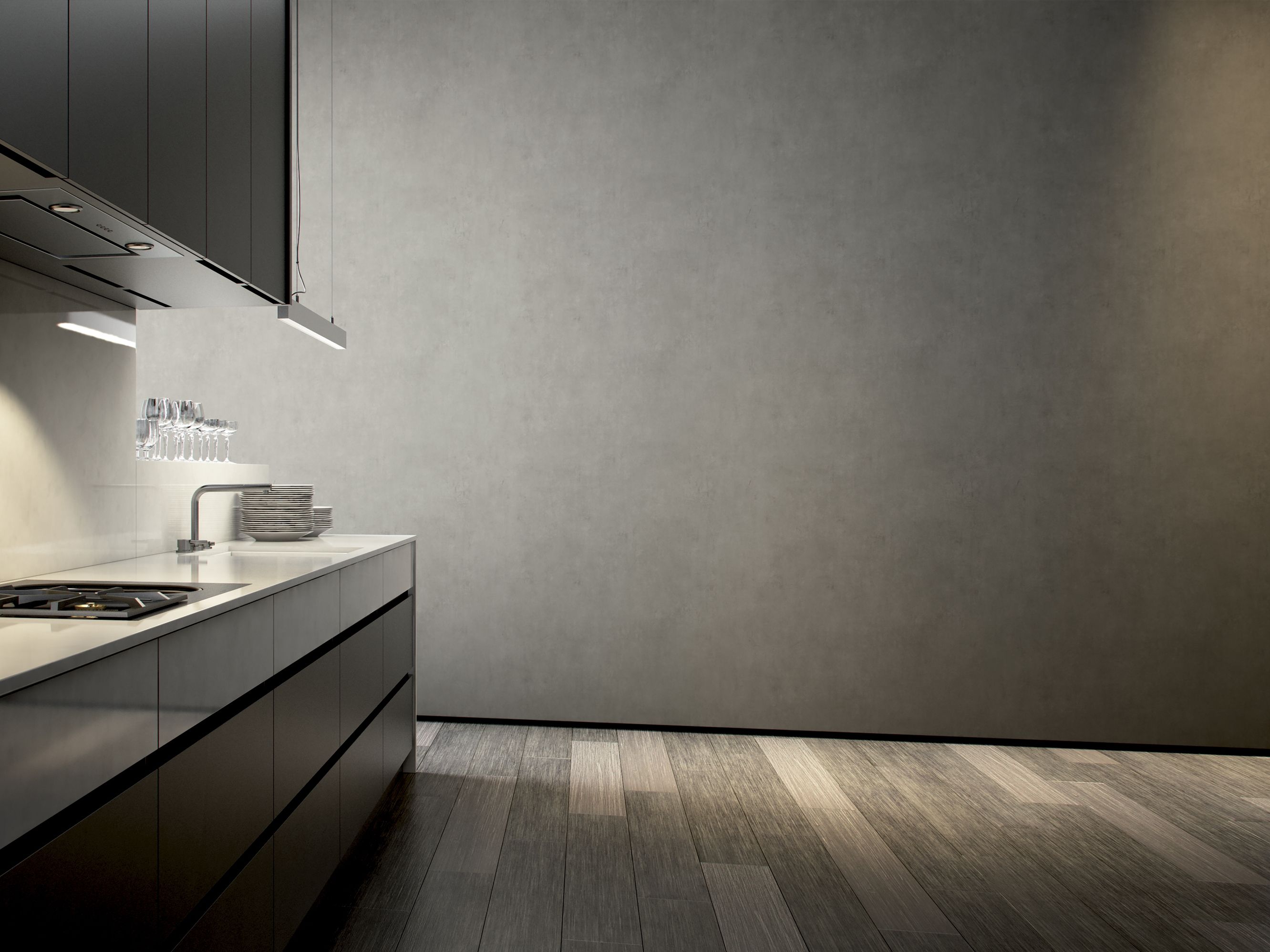 GlamFusion™ водонепроницаемые обои для ванной комнаты GLAMORA Genesis ARCH-00048538 - Вид №1