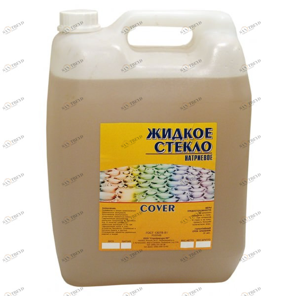Жидкое стекло натриевое Ковер универсал 14кг Cover 3611