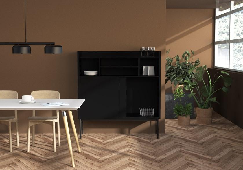 Grado Design Буфет из лакированной мдф с раздвижными дверцами Lin Lin-ca-04 - Вид №1