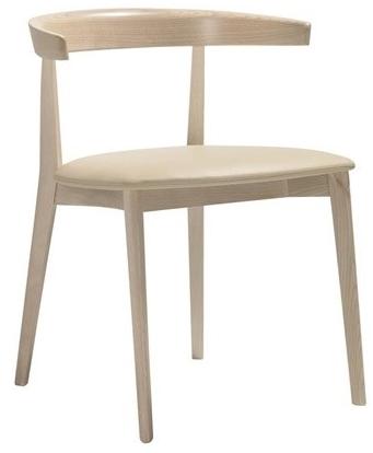 Andreu World Деревянный стул со встроенной подушкой Carola Si0906 - Вид №1