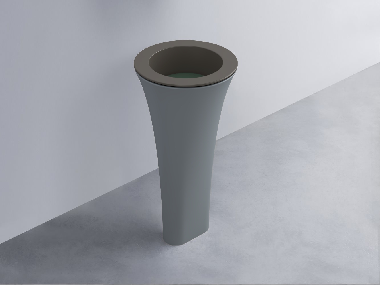 AMLA45-FN+AMPILT-MU+AMCOLT-BR Раковина Amedeo Tondo отдельностоящая cielo Enjoy + Amedeo Ceramica Cielo