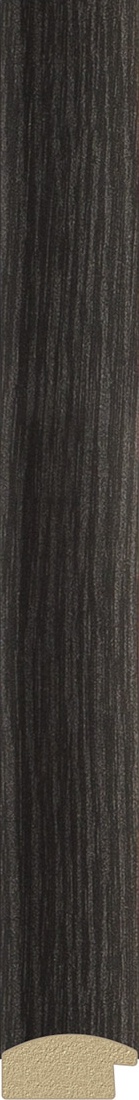 BY 0700 Зеркало в багетной раме - черный дуб 37 mm EVOFORM Definite - Вид №2