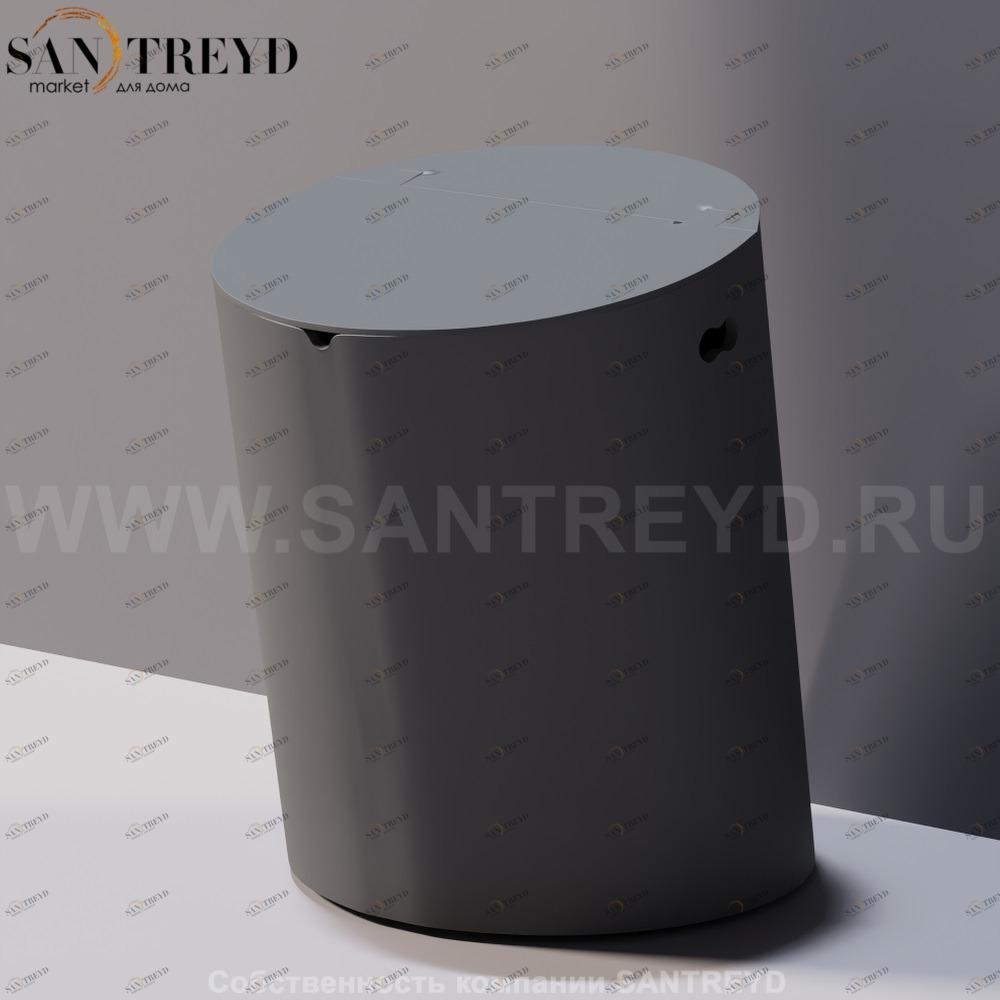 Agape BASKET Корзина для белья серая ACOM0510G