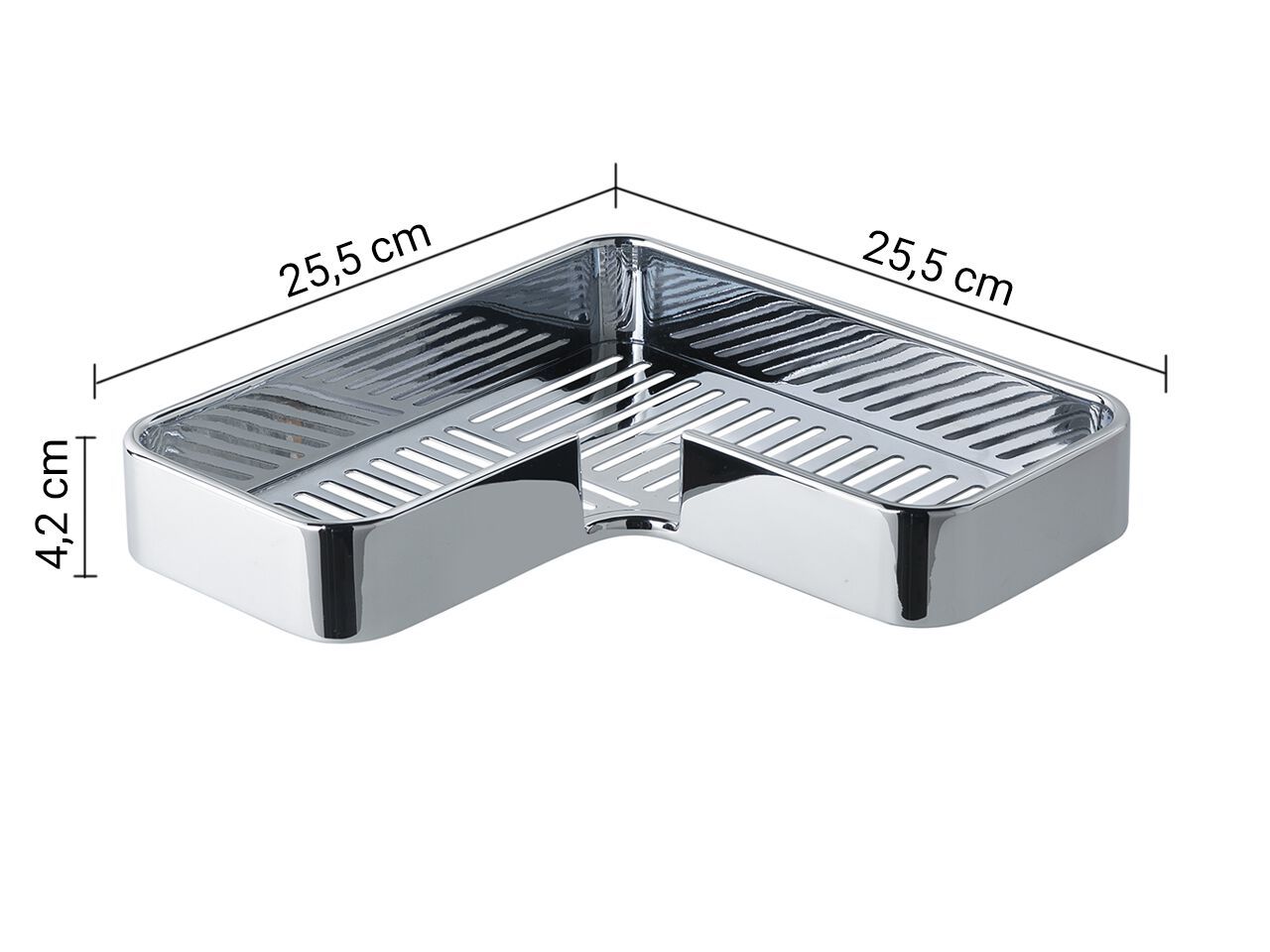 Настенная мыльница из нержавеющей стали для душа GEDY Il Giglio ARCH-00031864 - Вид №2