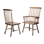 G127 Первобытный Виндзорский стул ijlbrown  - Вид №3