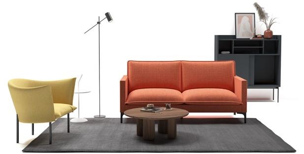 Grado Design 2-х местный кожаный диван Cover Cov-sf-04-3s - Вид №1