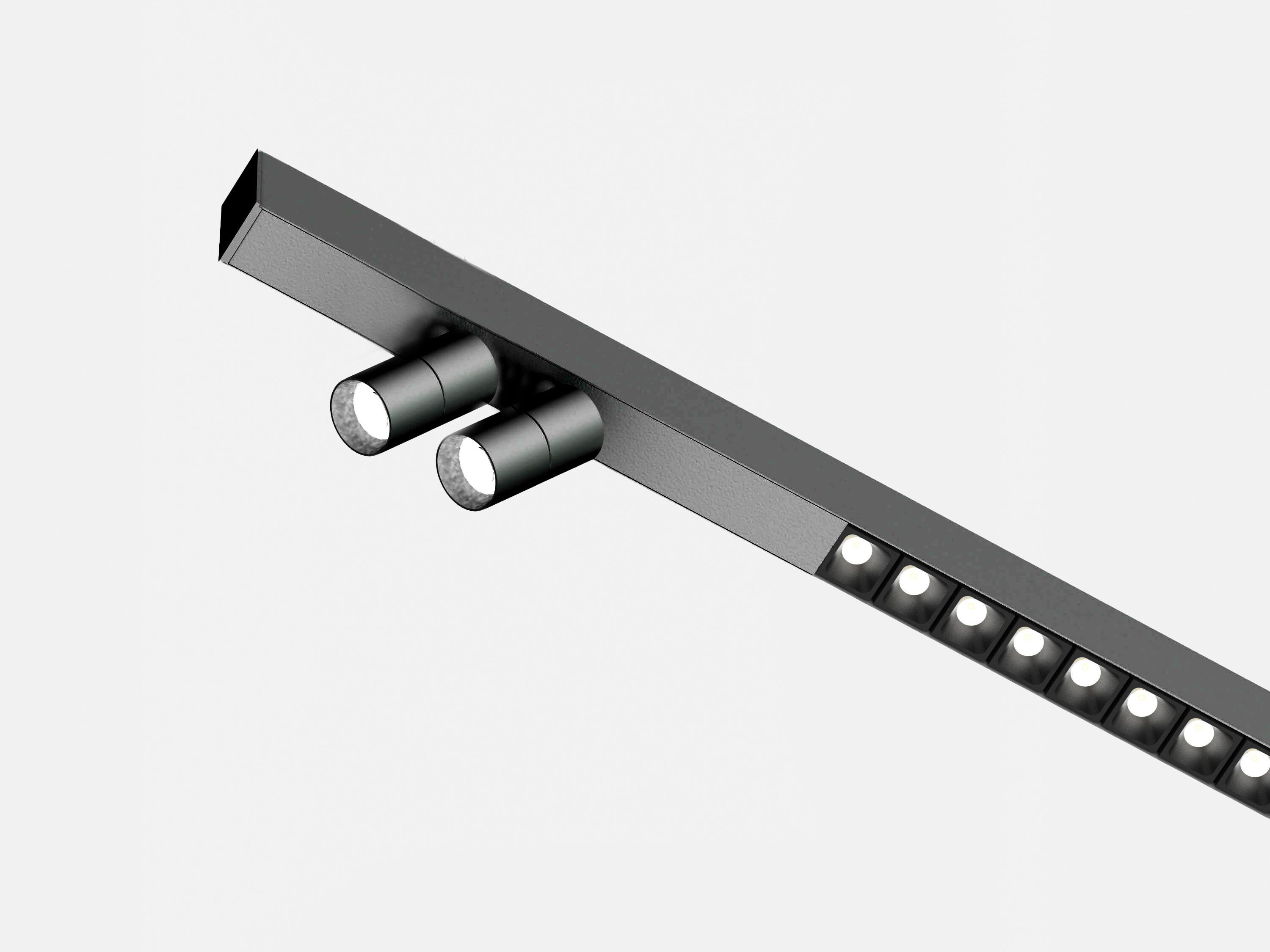 Экструдированный алюминиевый светодиодный потолочный светильник Lucifero's Minifile Mix ARCH-00112700