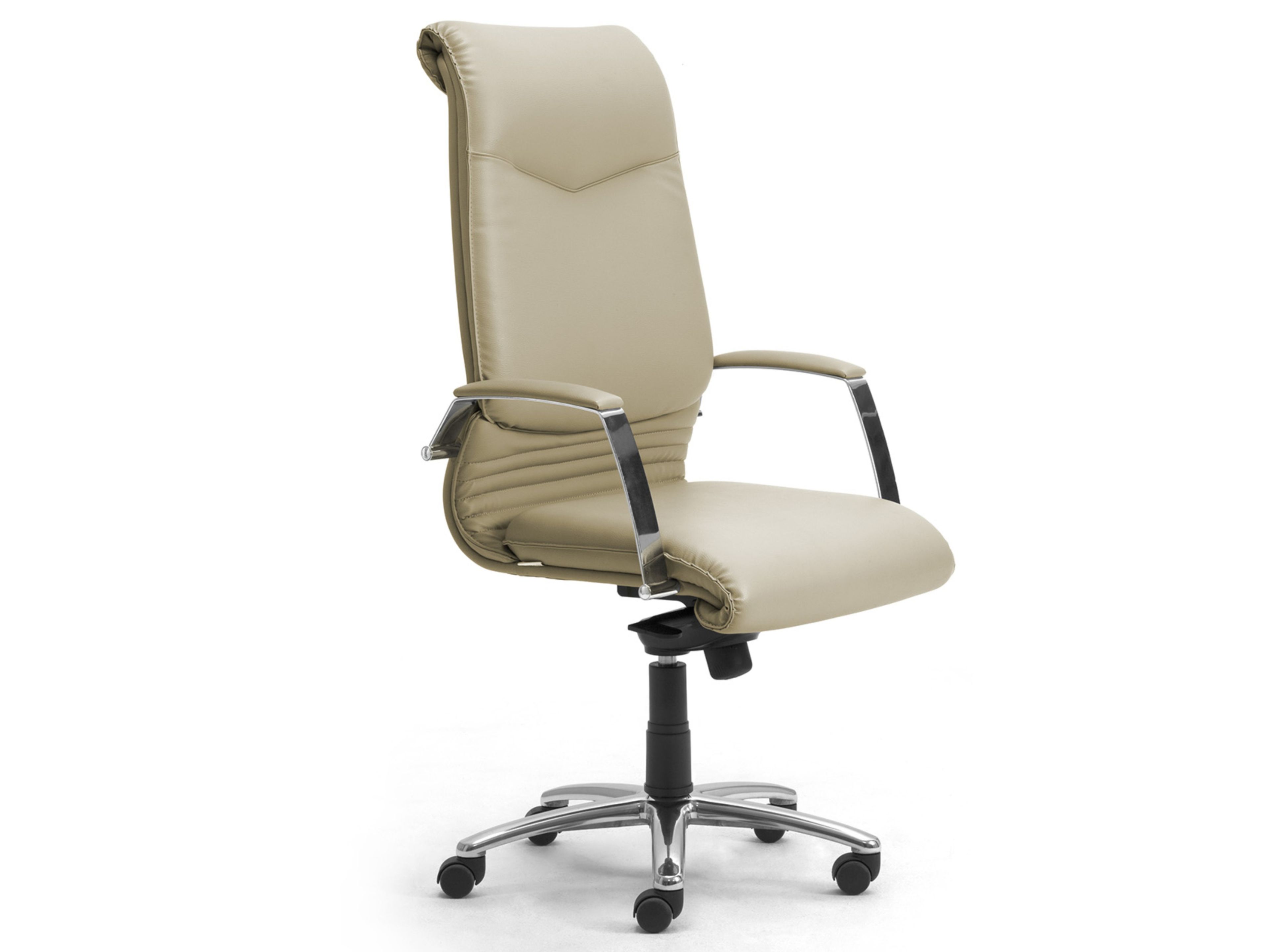 Кожаное вращающееся офисное кресло с подлокотниками Leyform ARCH-00144042