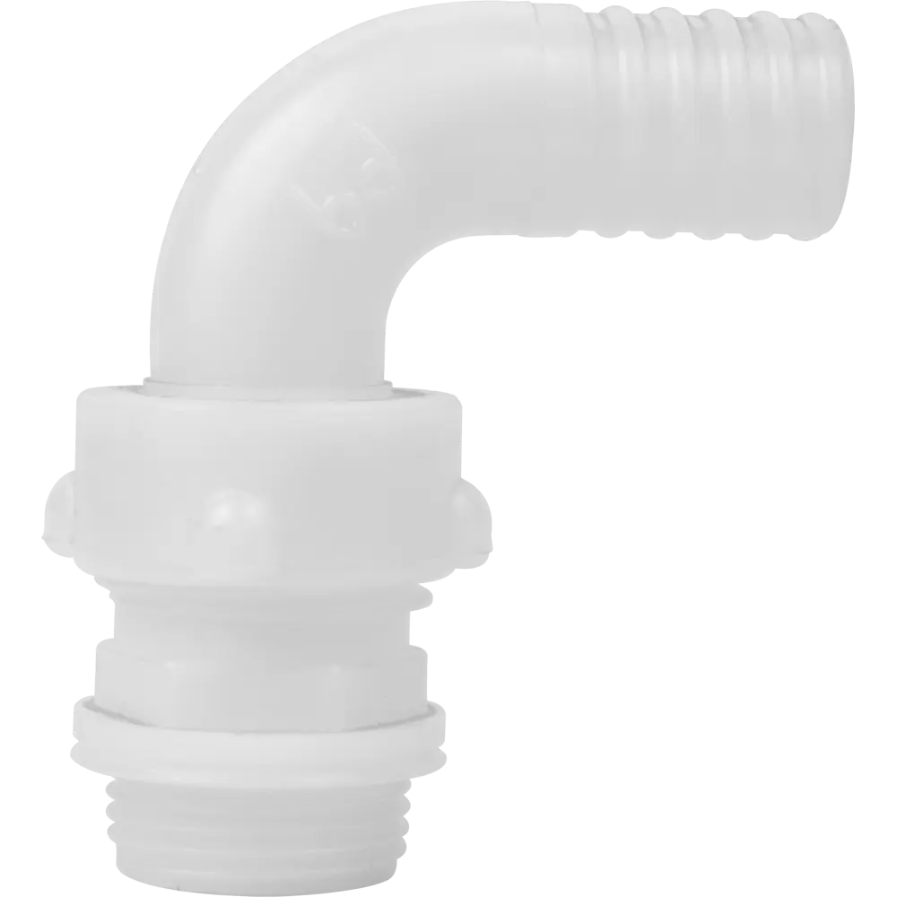 Штуцер пластиковый угловой 1 дюйм BOUTTE STLM-2028446 - Вид №1