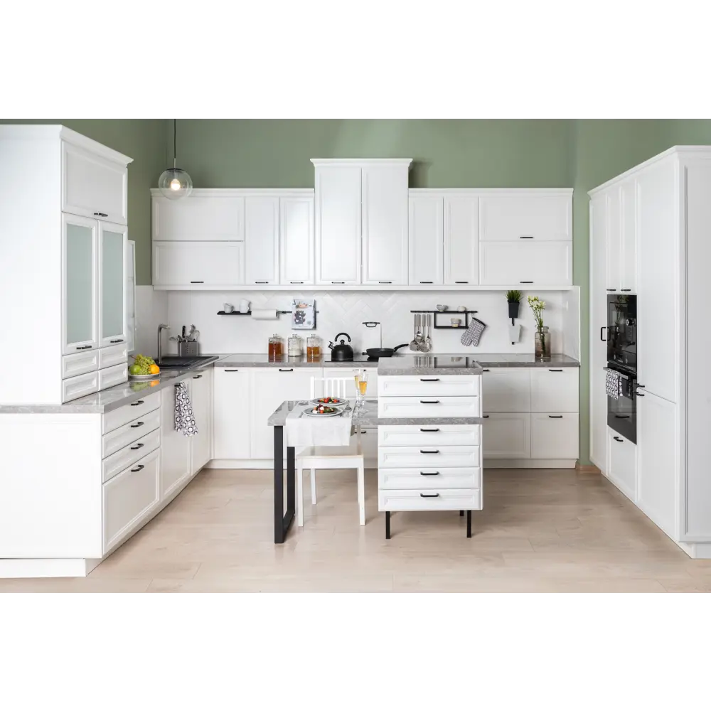 Фасад кухонный Delinia ID белый МДФ 39.7x25.3 см с тонкой рамкой 82011419 Реш STLM-0017525 - Вид №9